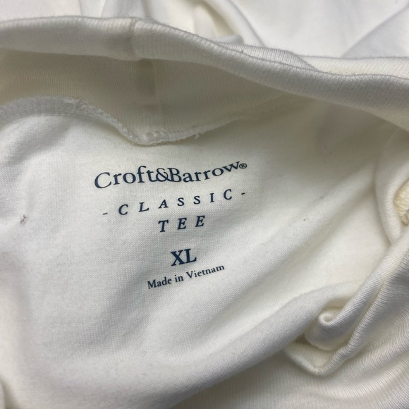 Croft&Barrow women, white long sleeve turtleneck, classic tee top size XL - Picture 5 of 6